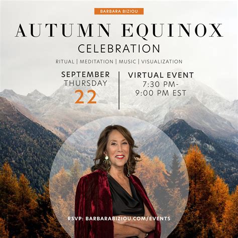 Autumn Equinox Celebration — Barbara Biziou