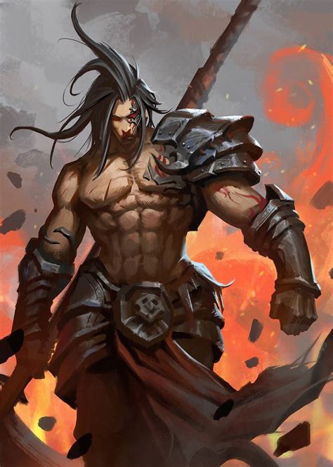 Tryndamere | Fantasy character design, Concept art characters, League of legends characters