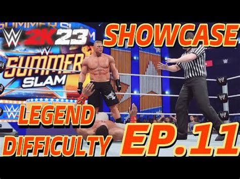 WWE2K23 SHOWCASE BROCK LESNAR VS JOHN CENA (LEGEND DIFFICULTY) : r/WWEGame