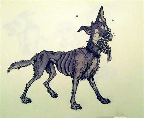 Zombie dog : r/drawing