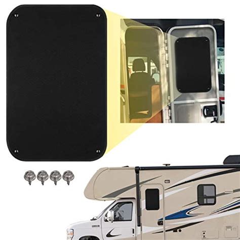 TEUVO RV Door Window Shade, 16 x 24 Inches Privacy RV Door Window Covers for Motorhome, Travel ...