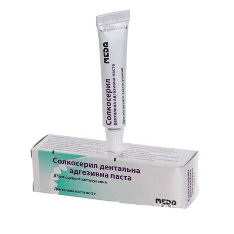 Solcoseryl Dental Adhesive Paste 5 g Солкосерил - Skin deseases ...