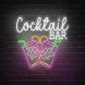 Sturdy Cocktail Bar Neon Sign | Printed Cocktail Bar Neon Sign - Bannerbuzz.com.au