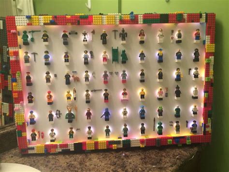 Lego display, Lego minifigure display, Big lego