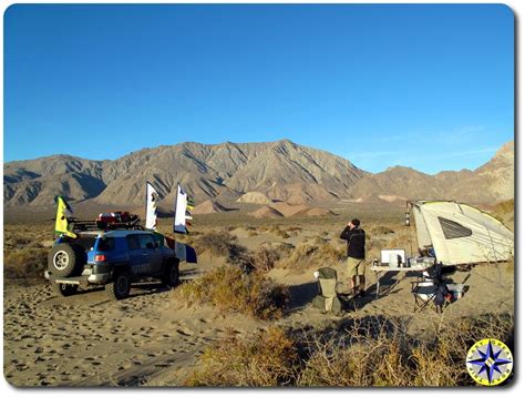 Camp at sunrise on Bahia de Los Angeles in Baja Mexico (Kamp Karma) : camping