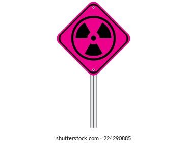 Radiation Road Sign Vector Stock Vector (Royalty Free) 224290885 | Shutterstock