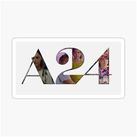 "a24 films logo" Sticker for Sale by sequoyahjones | Redbubble