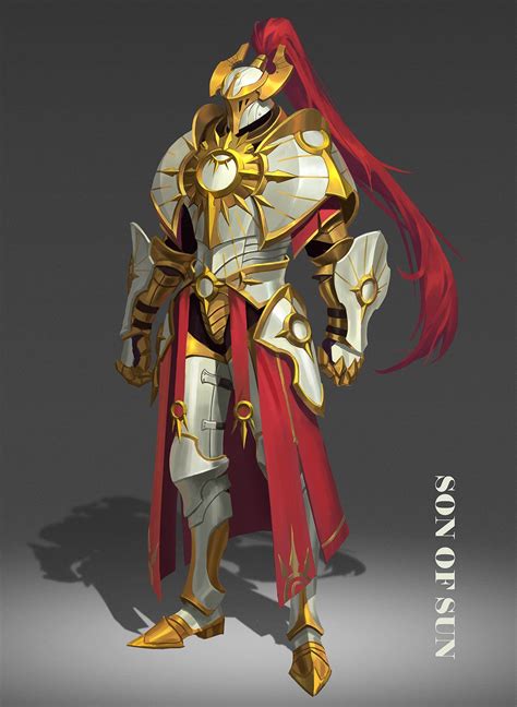 SON OF SUN, Yi Zhang on ArtStation at https://www.artstation.com/artwork/NV39N | Armor concept ...