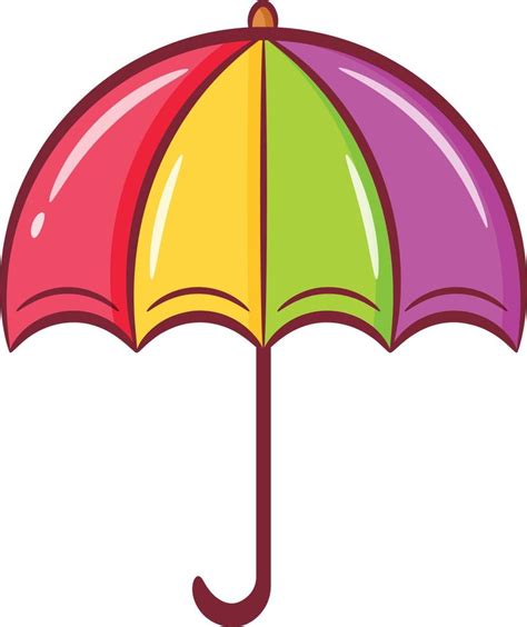 umbrella cute drawing for school flashcard 13272621 Vector Art at Vecteezy