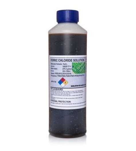 Ferric Chloride Solution 40% Full Strength 45 Baume - Vital Minerals