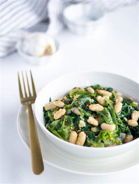 4-Ingredient Escarole and Beans - Pina Bresciani