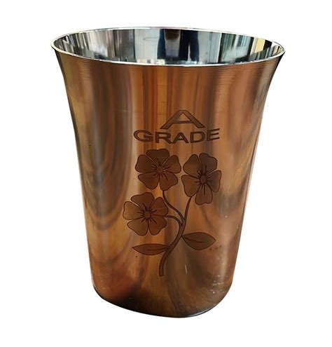 Round Stainless Steel Glass, For Home, Capacity: 200 ml at Rs 325/kg in Sambalpur