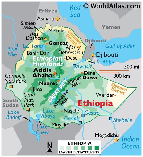 Ethiopia Map Of Africa - Oconto County Plat Map