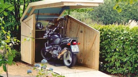 DIY Small Motorcycle Storage Shed Ideas