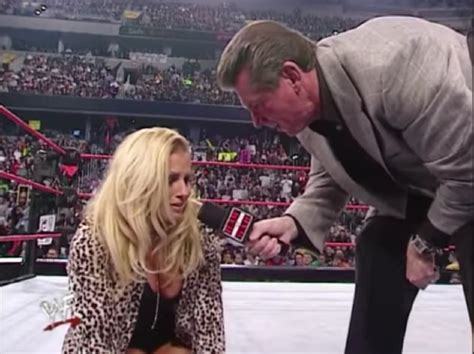 WWE: Trish Stratus' reaction when Vince McMahon told her to bark like a ...