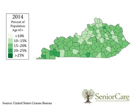 Kentucky Population Density Map