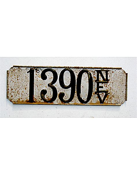 Old Nevada License Plates | Vintage Nevada License Plates