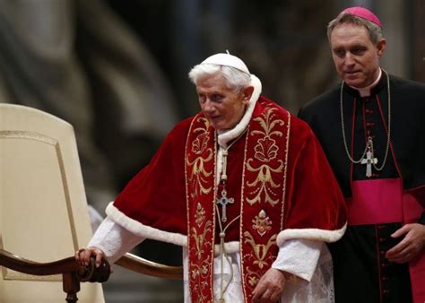 Pope Benedict XVI announces resignation