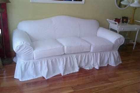 Shabby Chic Slipcover | A classic curvy sofa is given the Sh… | Flickr