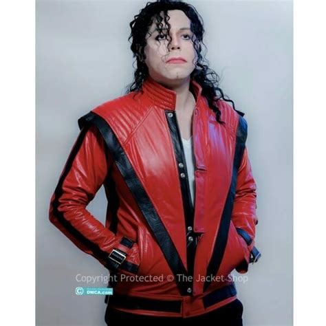 Michael Jackson Thriller Jacket in Real Leather - All Sizes