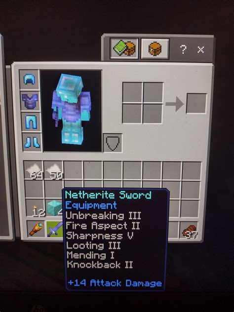 Created the God Sword (Bedrock) : r/Minecraft