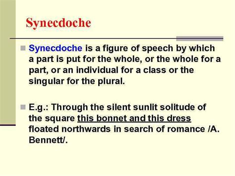 Synecdoche