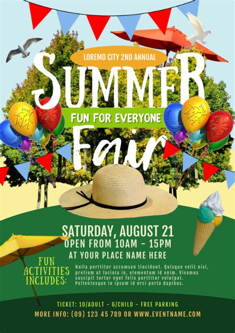 Summer Fair Flyer Template | PosterMyWall