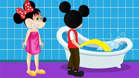 Mickey Mouse & Minnie Mouse Love Story! w/ Minnie Mouse Dress is MISSING Funny Pranks ...