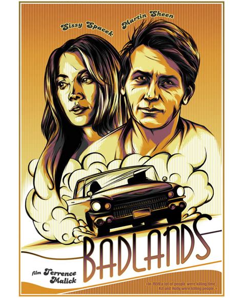 Alternative movie poster for Badlands by Egor Shustov