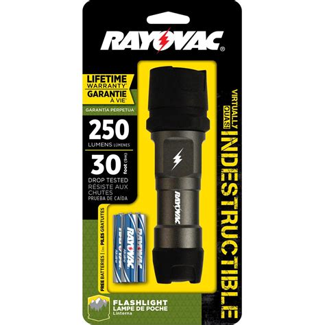 Rayovac Indestructible 250 Lumen LED Flashlight - 664685, Headlamps & Lanterns at Sportsman's Guide