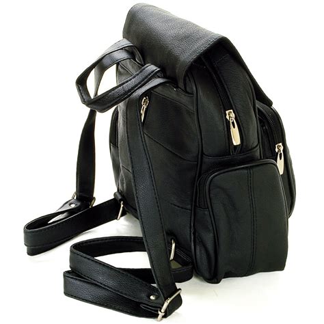 Women's Leather Backpack Purse Adjustable Strap Handbag Organizer ...