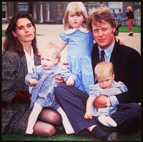 (Then) Viscount Charles Spencer, his wife Victoria and their daughters ...