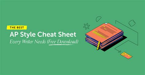 The Best 2024 AP Style Cheat Sheet For Writers (Free Download)