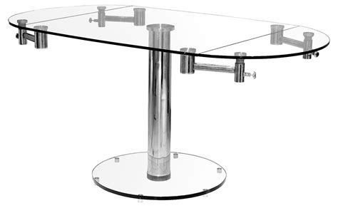 Oval Extending Glass Dining Table | Oval Extending Dining Table | GlassDiningFurniture.co.uk