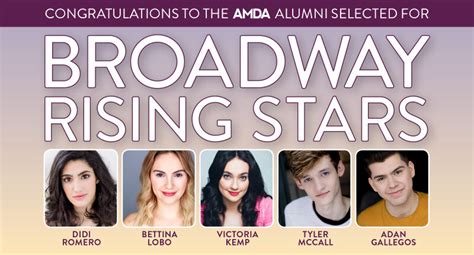 AMDA | AMDA News - AMDA Alumni Selected for Broadway Rising Stars 2019 Showcase