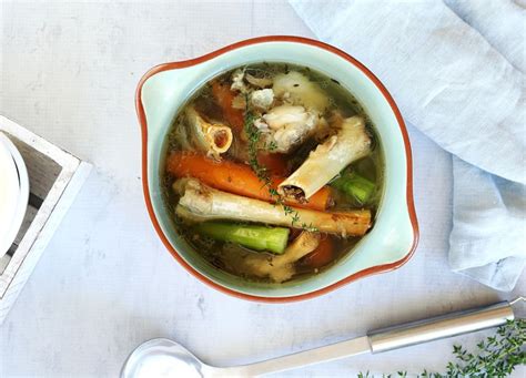 Lamb Bone Broth made simply in your slow cooker or on the stove top.