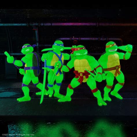 TMNT Super7 Mutagen Ooze Glow Ultimates Up For Preorder