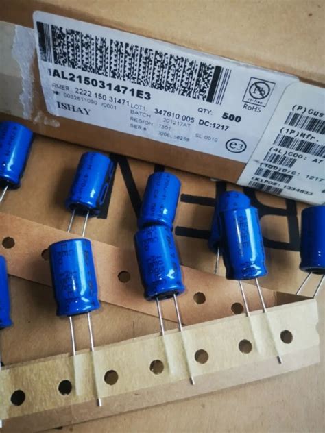 10pcs/30pcs 50v470uf/50v Vishay-bc-netherlands Bc Ko150 Series Electrolytic Capacitor Audio 13* ...