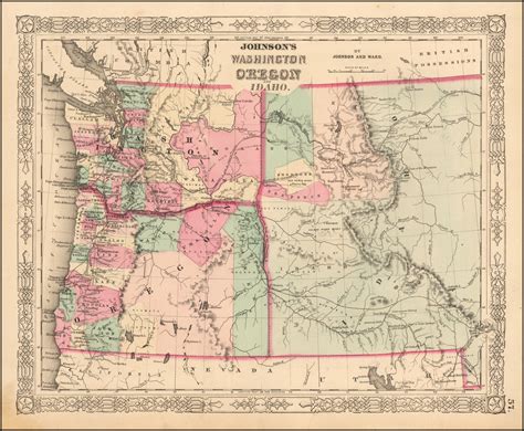 A Border Shaped By History: Exploring The Washington-Oregon Divide - Map of West Las Vegas Nevada