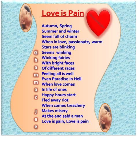 Beautylove and Poetry: Love is Pain (Poem)