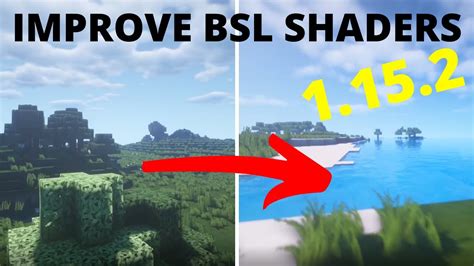 BEST SHADERS FOR MINECRAFT 1.15.2 | BSL | HOW TO IMPROVE BSL SHADERS | (More Realitic Clouds ...