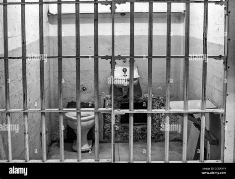 Prison Cell at Alcatraz Island Cell Block A Stock Photo - Alamy