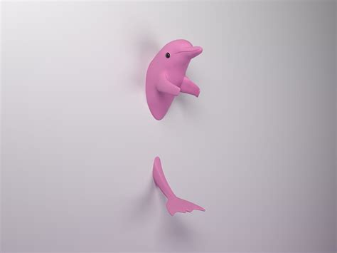 3D Dolphin Wall Decor-the Dolphin is Visiting Your House.it is - Etsy