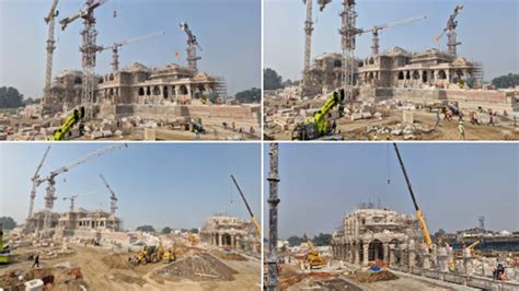 Ayodhya Ram Temple takes shape How much construction done so far - PICS ...