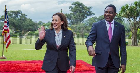 Zambia welcomes US Kamala Harris in Lusaka, discuss massive debt ...