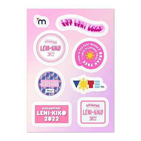 Vote Philippines 2022 Sticker Sheet Size 5.838.27 Clean & - Etsy