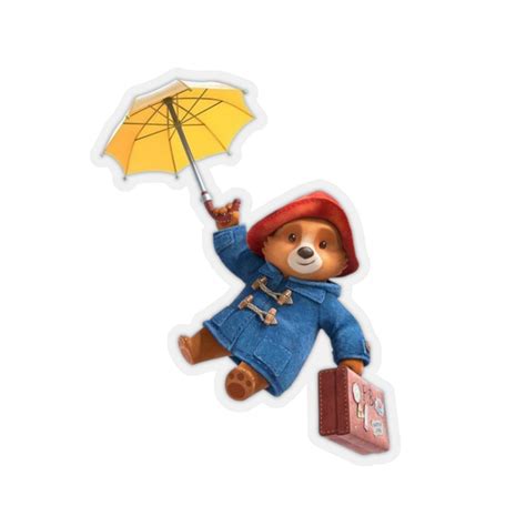 Paddington Bear Paddington Sticker Banksy Sticker Cartoon - Etsy