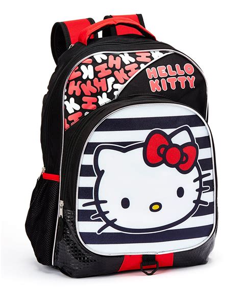 Black Hello Kitty Backpack | Hello kitty backpacks, Kitty backpack ...