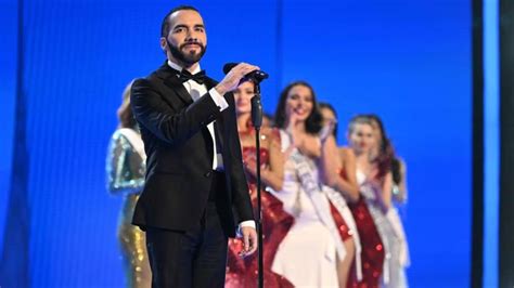 Nayib Bukele pronunció un discurso en el Miss Universo sobre El ...