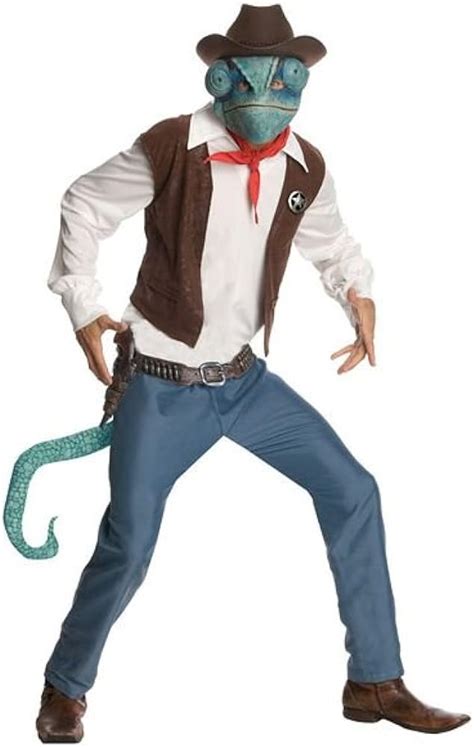 Amazon.com: Rubie's Costumes Mens Rango - Cowboy Rango Adult Costume ...